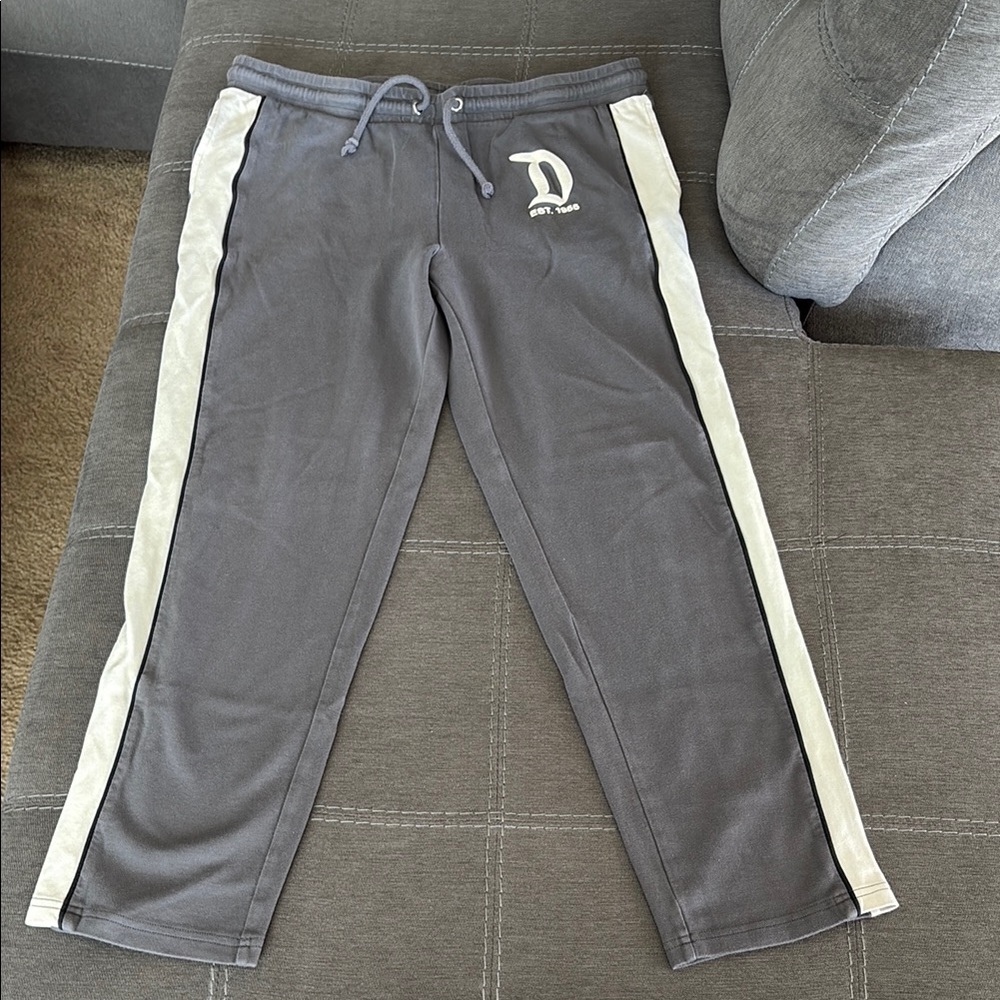 Disneyland Disney Gray Spirit Jersey Adult Bottoms Pants Adult L